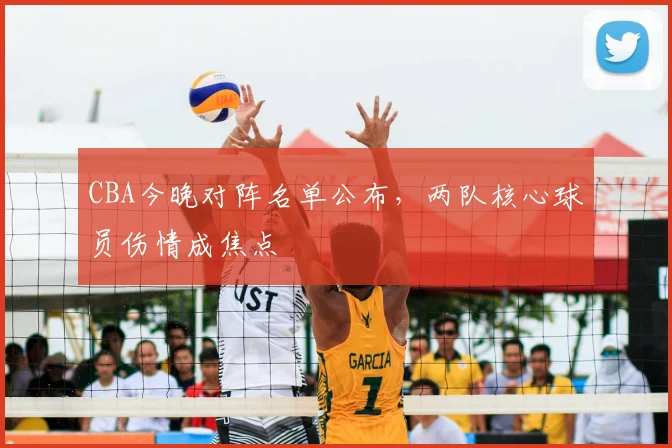 CBA今晚对阵名单公布，两队核心球员伤情成焦点